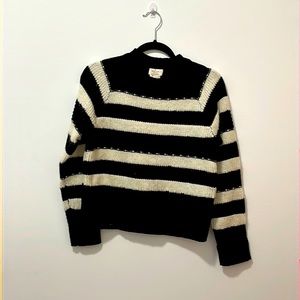 kate spade black and white stripe sweater